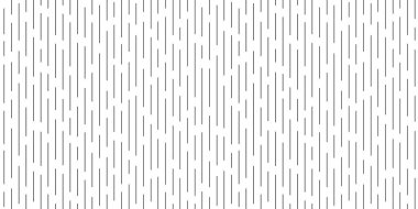 Şiddetli yağmurlu ve pürüzsüz desen. Soyut damlalar geometrik deseni düşürür. Yağışlı sonbahar günü dokusu. Kesik dikey çizgiler. Beyaz arkaplanda vektör illüstrasyonu.