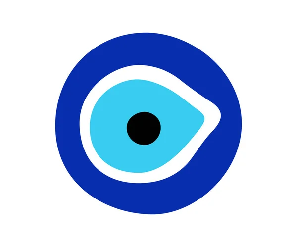 Böse Augen Talisman Ikone Türkisches Oder Griechisches Augensymbol Griechenland Ethnische — Stockvektor