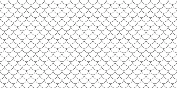 Poisson Sirène Dragon Écailles Motif Sans Couture Modèle Queue Sirène — Image vectorielle