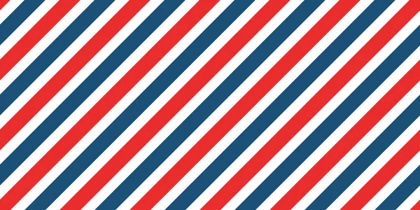 Airmail Seamless Pattern Diagonal Blue Red Stripes Air Mail Classic — Stockvector