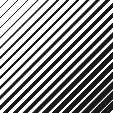 Yarım ton çizgisi deseni. Soluk yarım tonlu siyah çizgiler. Değişken arkaplan. Paralel çizgileri olan çapraz soyut geometrik doku. Gradyan desen. Beyaz arkaplanda vektör illüstrasyonu.