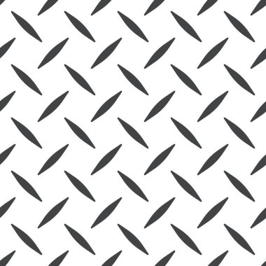 Elmas, metal, pürüzsüz desen. Elmas yapısı. Metal inşaat arka planı. Geometrik çapraz taban paslanmaz. Vektör illüstrasyonu beyaz arkaplanda izole edildi.