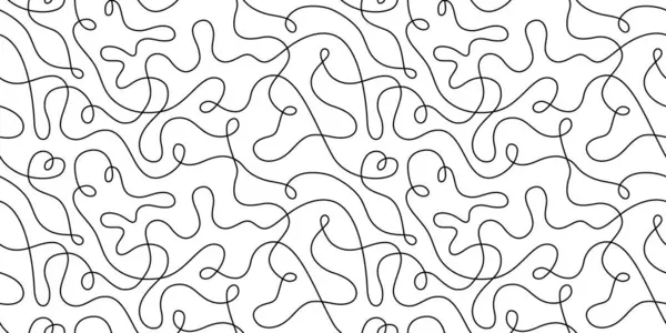 Makarna kusursuz desen. İtalyan spagetti arka planı. Kavisli Japon ramen tasarımı. Çin eriştesi deseni. Dalgalı çizgi deseni. Elle çizilmiş yiyecek bongu. Vektör illüstrasyonu beyaz arkaplanda izole edildi.