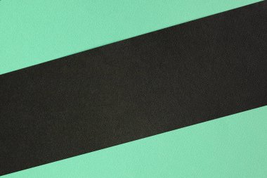 Görüntü, metin ve tasarım için kavram. Geometrik kağıt fon. İki tonluk yeşil ve siyah renkli kağıt arkaplan