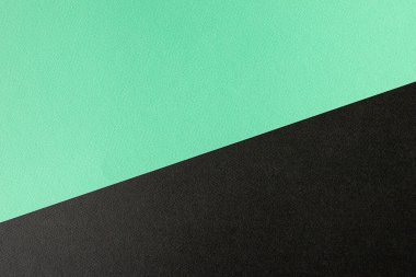 Görüntü, metin ve tasarım için kavram. Geometrik kağıt fon. İki tonluk yeşil ve siyah renkli kağıt arkaplan