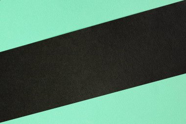 Görüntü, metin ve tasarım için kavram. Geometrik kağıt fon. İki tonluk yeşil ve siyah renkli kağıt arkaplan