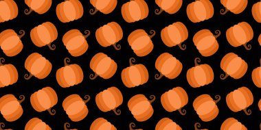 Balkabağı vektör deseni geri gorund, düz çizim