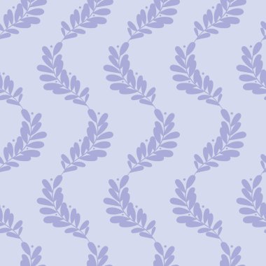 Mavi dikey tırmanma sarmaşıkları tekrar desen, kusursuz vektör duvar kağıdı