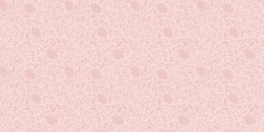 Pastel pembe çiçek dokusu, vektör tekrarlama şablonu arka plan, bahar için küçük ölçekli tek renkli duvar kağıdı