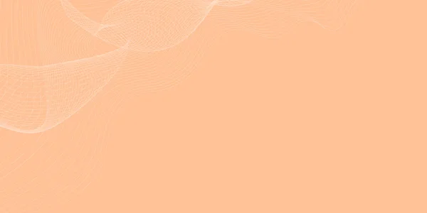 Колір Року Банерна Форма Персикового Фону — стоковий вектор