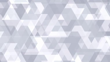 Gri teknoloji soyut mozaik arka plan üçgenler, duvar kağıdı animasyonu