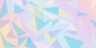 Soyut retro renkli pastel geometrik arkaplan, gradyan üçgen duvar kağıdı tasarımı