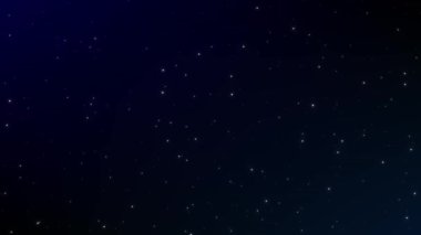 Gece kar yağışı sakin arka plan animasyonu, kış gökyüzü karları düşüyor