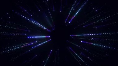 Lacivert soyut lazer ışın tüneli animasyon arkaplanı