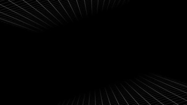 Dönen siyah beyaz minimalist barbarlık ızgarası animasyon çerçevesi