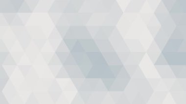 Mozaik gradyan soyut gri üçgen arkaplan, kurumsal iş sunumu minimalist zarif ve tekrarlanmayan döngü animasyonu