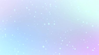 Pastel gradyan sihirli parlayan yıldızlar fantezi sakin parlak arkaplan animasyonu