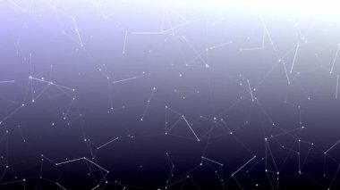 Gradyan mavi ağ çokgen ağ animasyonu yüzen şekiller hareket grafikleri arka planı