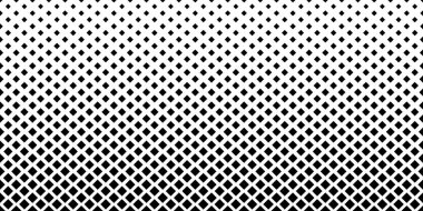 Modern şık eşkenar dörtgen yarı ton tasarımı, siyah beyaz vektör duvar kağıdı konsepti
