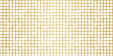Modern altın gradyan bozuk ızgara kontrol ekosesiz vektör deseni, zarif lüks retro doku arka plan baskısı