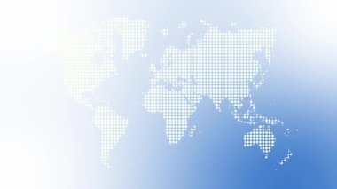 Mavi beyaz gradyan dünya haritası haber geçmişi animasyon dünyası modern TV yayını beyaz minimalist duvar kağıdı