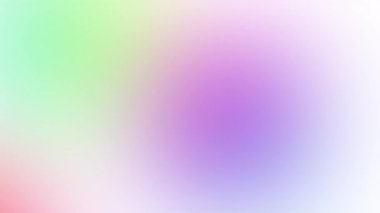 Modern minimalist renkli pastel sıvı gradyan pürüzsüz sıvı renk değişen hareket grafik arka planı, boş beyaz sunum şablonu