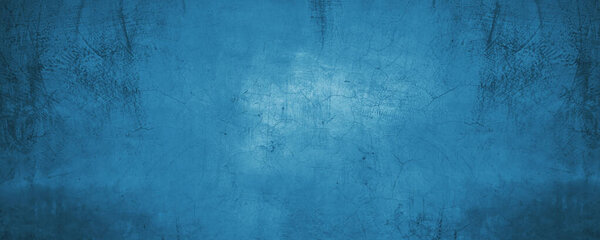 blue cement texture wall background 