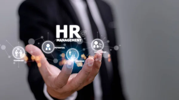 Human Resources Management Recruitment Employment Headhunting Concept — Foto de Stock