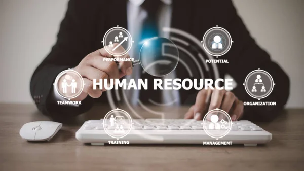 Human Resources HR management Recruitment Employment Headhunting Concept.