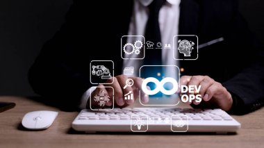 DevOps Metodoloji Geliştirme Operasyonları programlama teknolojisi kavramı.