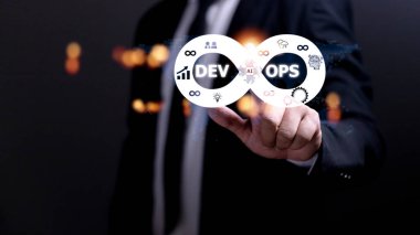 DevOps Metodoloji Geliştirme Operasyonları programlama teknolojisi kavramı.