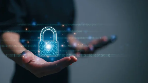 Siber suçlara karşı sunucuları korumak için güvenli erişim interneti üzerinde çalışan siber güvenlik ve ağ koruması.