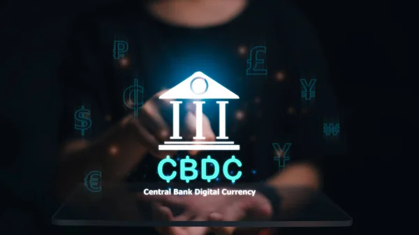 stock image CBDC Central Bank Digital Currency Concept.