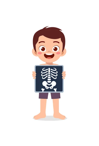 stock vector kid body structure for education in school