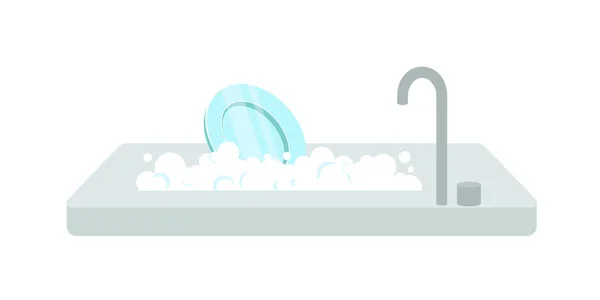 Dish Sink Good Quality Good Color — Διανυσματικό Αρχείο