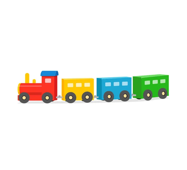 Eisenbahnspielzeug Aus Kunststoff Mit Guter Qualität — Stockvektor