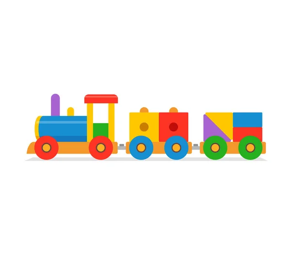 Eisenbahnspielzeug Aus Kunststoff Mit Guter Qualität — Stockvektor