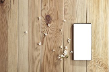 Zarif Leylak Yatağı - Anneler Günü bahar tasarımı için mükemmel. Metin veya ürün için akıllı telefon ekran kopyalama alanı. Resim, bahar projesi tasarım tebrik kartları için bir model olabilir.