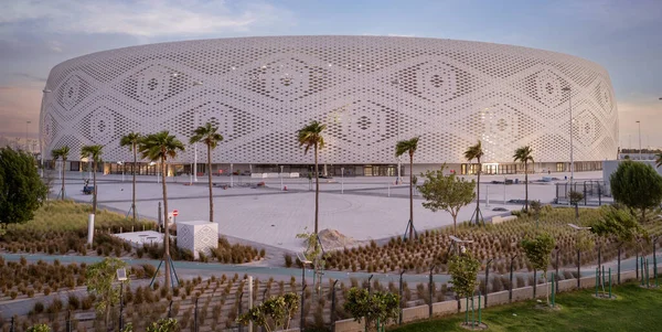 Тумама Катар Сентября 2022 Года Стадион Аль Тумама Заднем Плане — стоковое фото