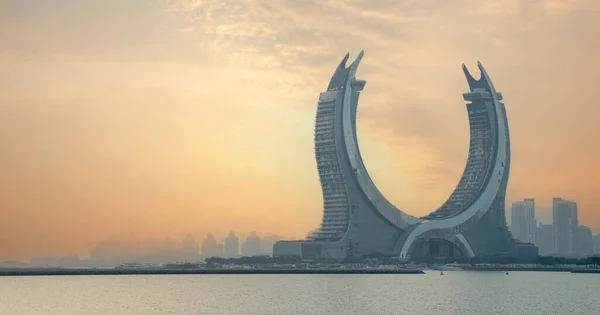 Lusail Katar Mai 2022 Die Neue Entwicklungsstadt Lusail Mit Vielen — Stockfoto