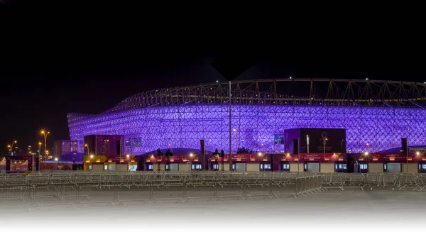 2022 아흐마드 스타디움 Ahmad Bin Ali Stadium 카타르알라 다목적 경기장이다 — 스톡 사진