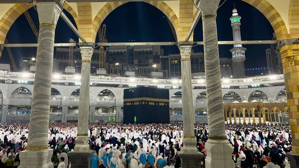 Mecca Arabia Saudita Marzo 2023 Santa Kaaba Masjid Haram Meca — Foto de Stock