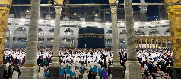 Mecca Saudi Arabia Μαρτίου 2023 Αγία Κάαμπα Masjid Haram Στη — Φωτογραφία Αρχείου