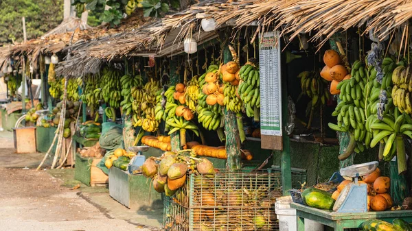 stock image Salalalah, Oman -November 11.2023 : Fruit Vendors at Sultan Qaboos Street in salalah, oman, Dhofar Governorate