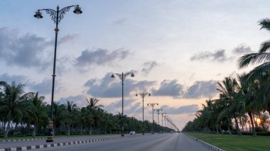 Salalah, Oman- November 11,2023- beautiful roads of salalah filled with Naturistic scenes.