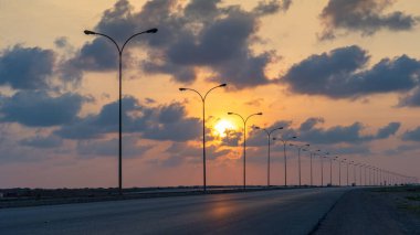 Salalah, Oman- November 11,2023- beautiful roads of salalah filled with Naturistic scenes.