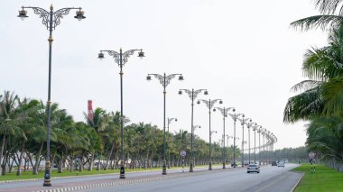 Salalah, Oman- November 11,2023- beautiful roads of salalah filled with Naturistic scenes.