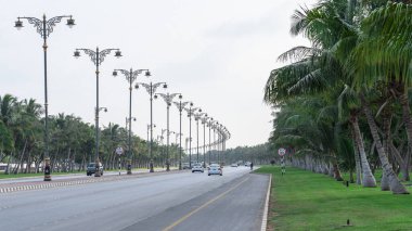 Salalah, Oman- November 11,2023- beautiful roads of salalah filled with Naturistic scenes.