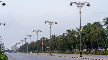 Salalah, Oman- November 11,2023- beautiful roads of salalah filled with Naturistic scenes.