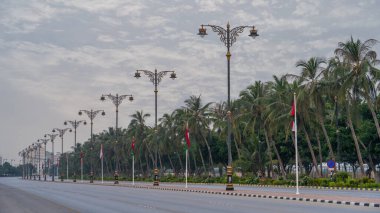 Salalah, Oman- November 11,2023- beautiful roads of salalah filled with Naturistic scenes.